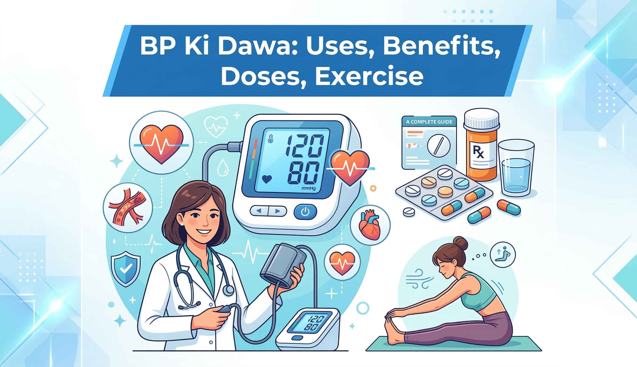 BP Ki Dawa Uses, Benefits, Doses, Price and Exercise High Blood Pressure Guide